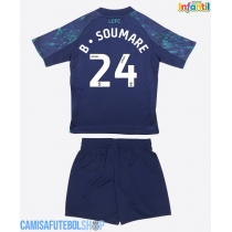 Camisa de time de futebol Leicester City Boubakary Soumare #24 Replicas 2º Equipamento Infantil 2025-26 Manga Curta (+ Calças curtas)